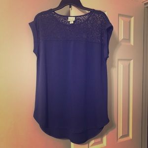 Ava&Viv Blue Blouse